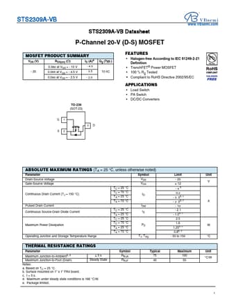  Datasheet Preview Page 1