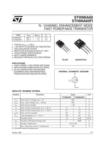  Datasheet Preview Page 1