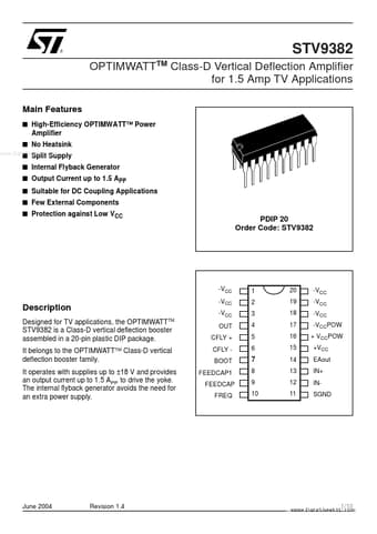  Datasheet Preview Page 1