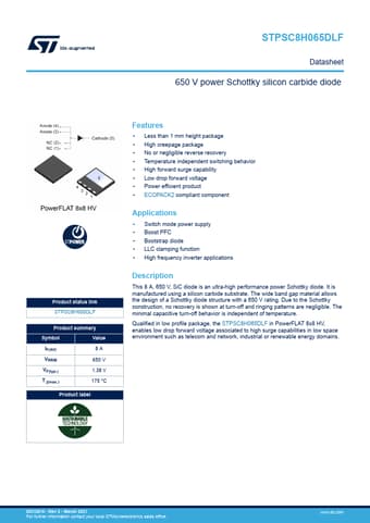  Datasheet Preview Page 1