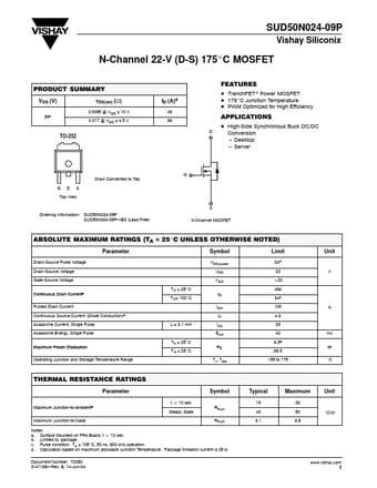  Datasheet Preview Page 1