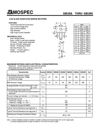  Datasheet Preview Page 1