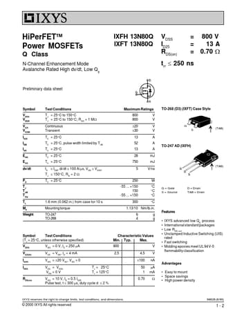  Datasheet Preview Page 1