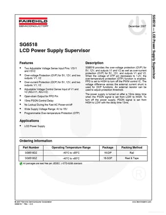  Datasheet Preview Page 1