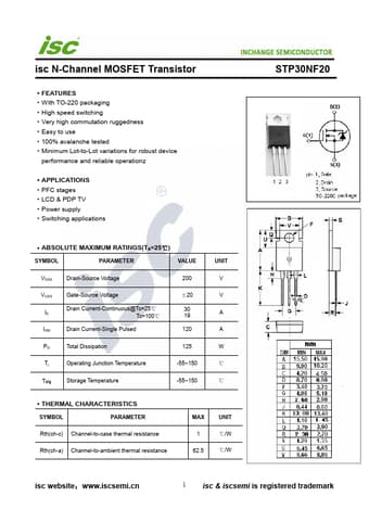  Datasheet Preview Page 1