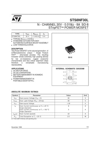  Datasheet Preview Page 1