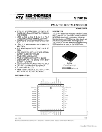  Datasheet Preview Page 1