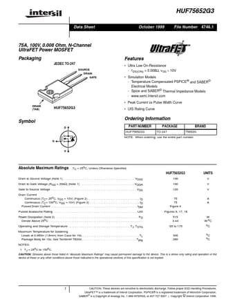  Datasheet Preview Page 1