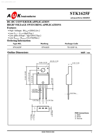  Datasheet Preview Page 1