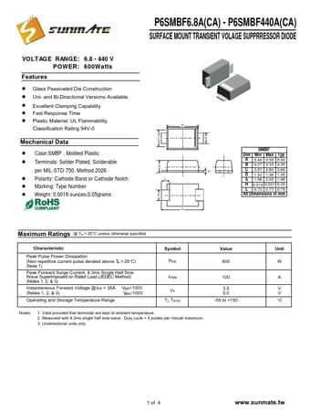  Datasheet Preview Page 1