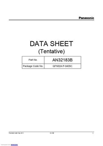  Datasheet Preview Page 1
