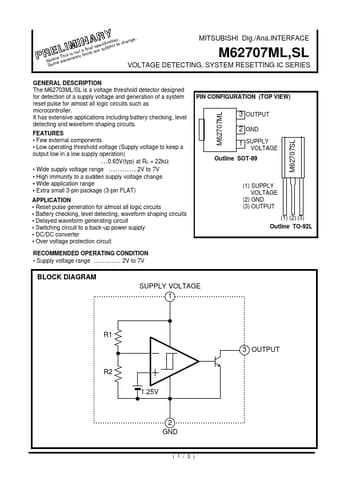  Datasheet Preview Page 1