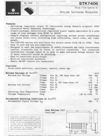  Datasheet Preview Page 1