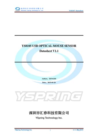  Datasheet Preview Page 1