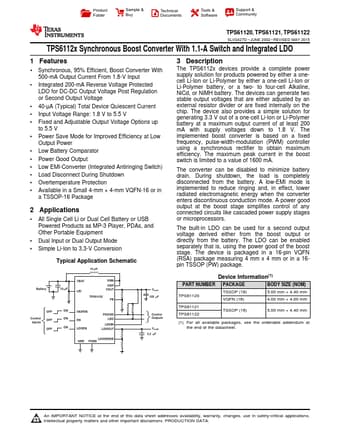  Datasheet Preview Page 1