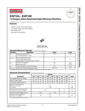  Datasheet Preview Page 1
