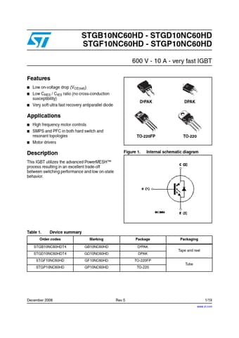  Datasheet Preview Page 1