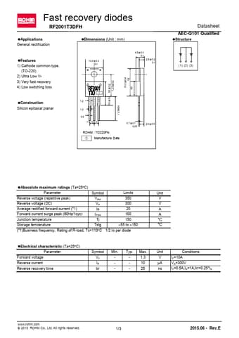  Datasheet Preview Page 1