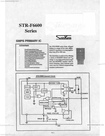  Datasheet Preview Page 1