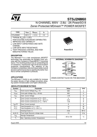  Datasheet Preview Page 1