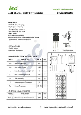  Datasheet Preview Page 1