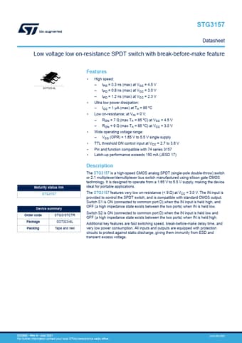  Datasheet Preview Page 1