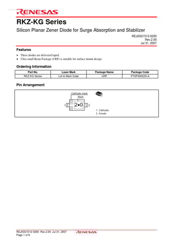  Datasheet Preview Page 1