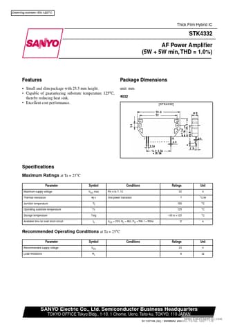  Datasheet Preview Page 1