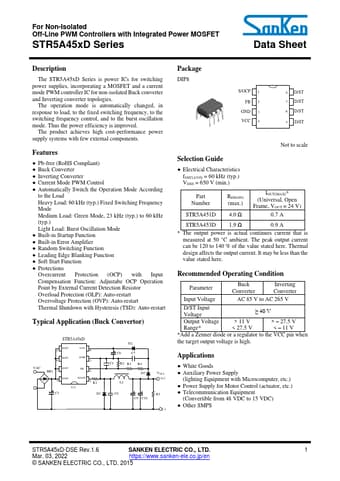  Datasheet Preview Page 1