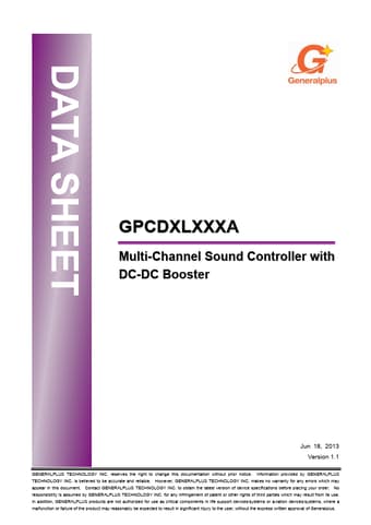  Datasheet Preview Page 1