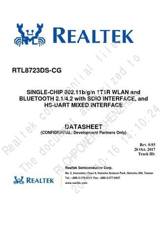  Datasheet Preview Page 1