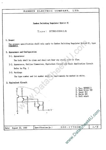  Datasheet Preview Page 1