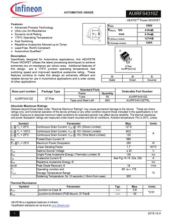  Datasheet Preview Page 1