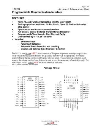  Datasheet Preview Page 1