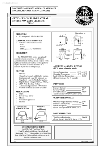  Datasheet Preview Page 1