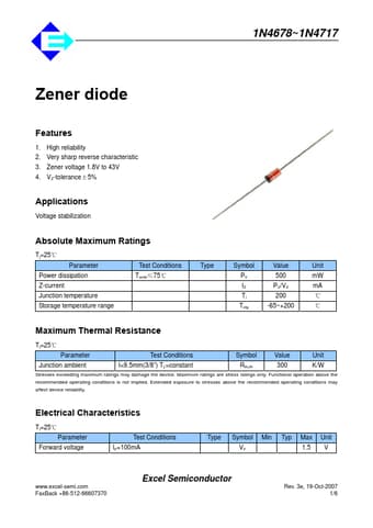  Datasheet Preview Page 1