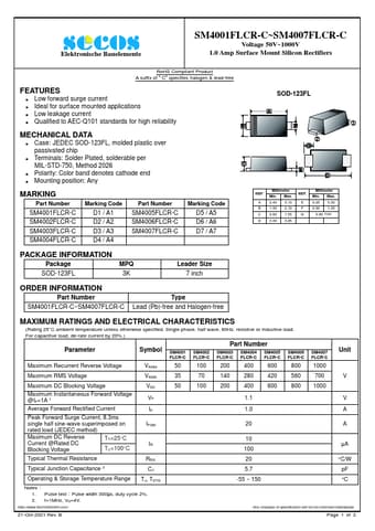  Datasheet Preview Page 1