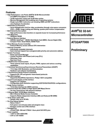  Datasheet Preview Page 1