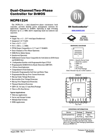  Datasheet Preview Page 1