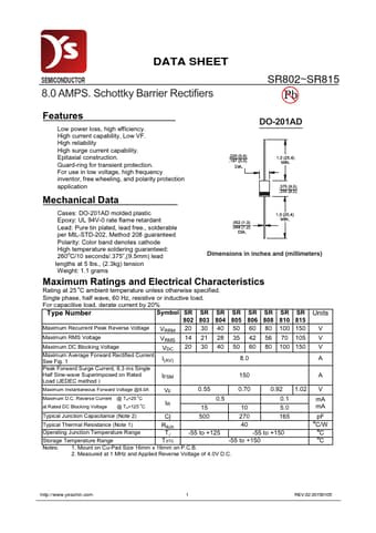  Datasheet Preview Page 1