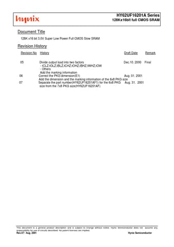  Datasheet Preview Page 1