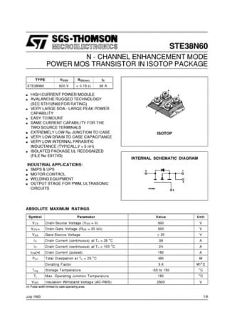  Datasheet Preview Page 1