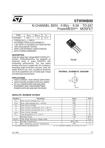  Datasheet Preview Page 1