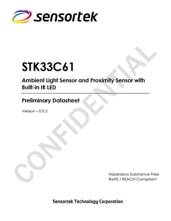  Datasheet Preview Page 1