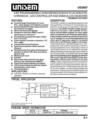  Datasheet Preview Page 1