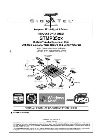  Datasheet Preview Page 1