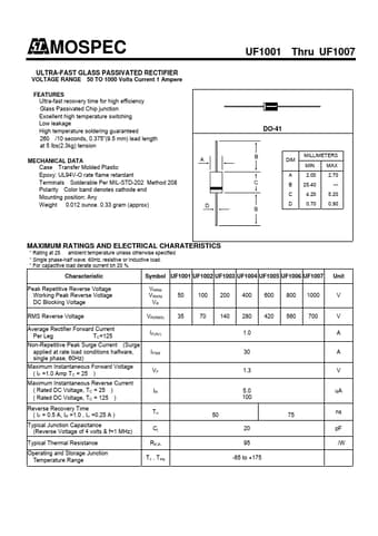  Datasheet Preview Page 1