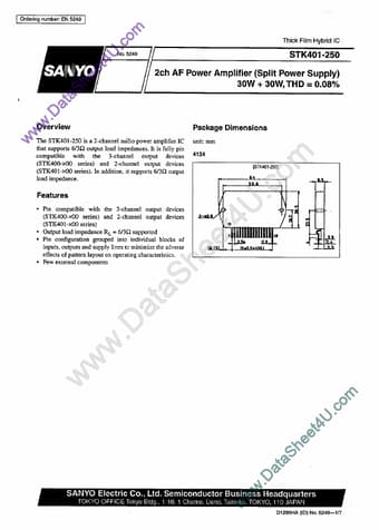  Datasheet Preview Page 1