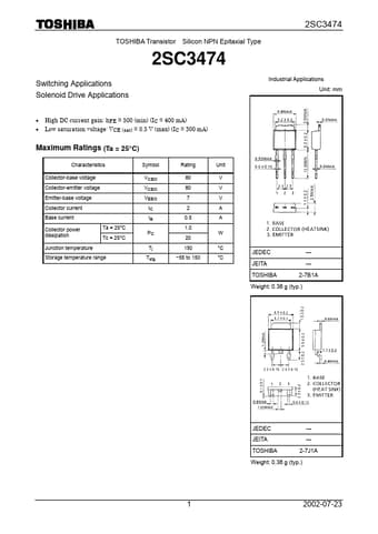  Datasheet Preview Page 1