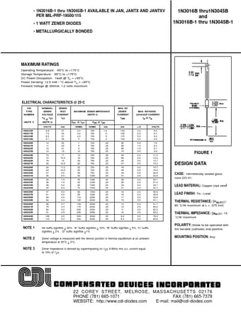  Datasheet Preview Page 1